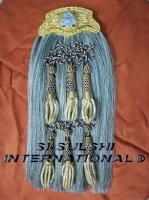 SI - QUEEN'S VICTORIAN LONG HORSE HAIR SPORRAN ( 100% Original )